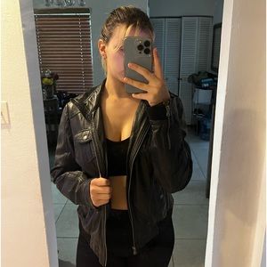 Guess leather jacket